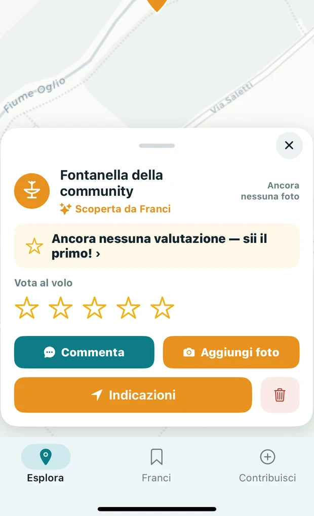 Una Scoperta della community su BeviQui, con il nome di chi l'ha trovata